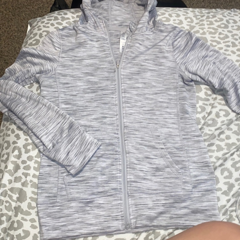 slim fitting workout jacket